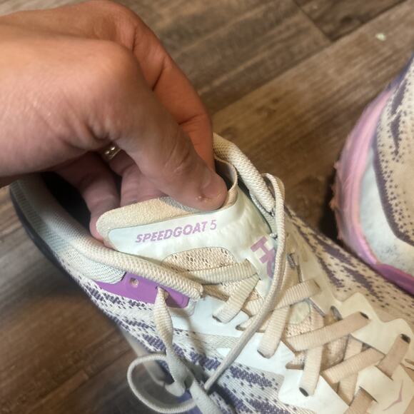 Hoka One One Speedgoat 5 Size 10.5B Sunlit Ocean Trail Running 1123158-SONS - Picture 4 of 6